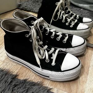 Platform high top converse